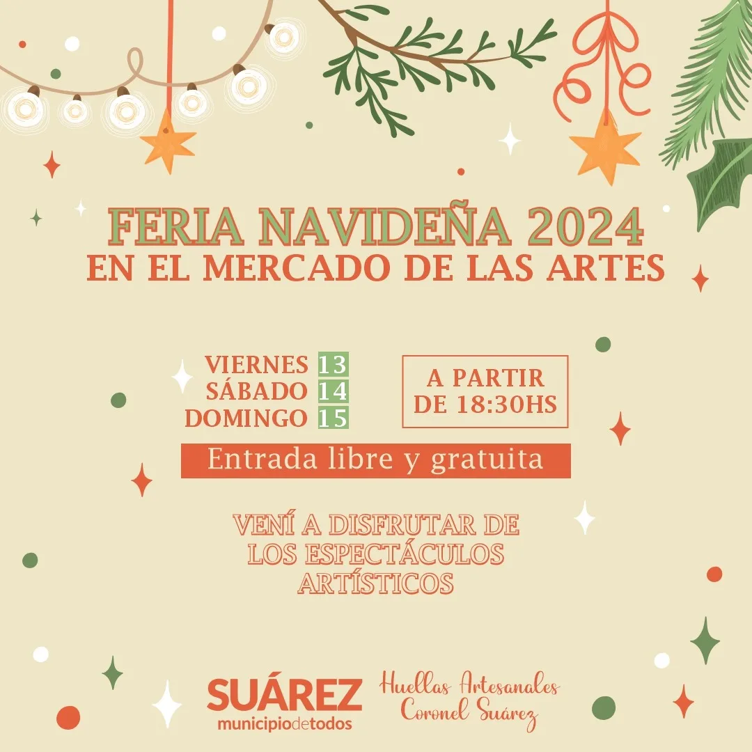 🎄✨ Feria Navideña 2024 en el Mercado de las Artes ✨🎄