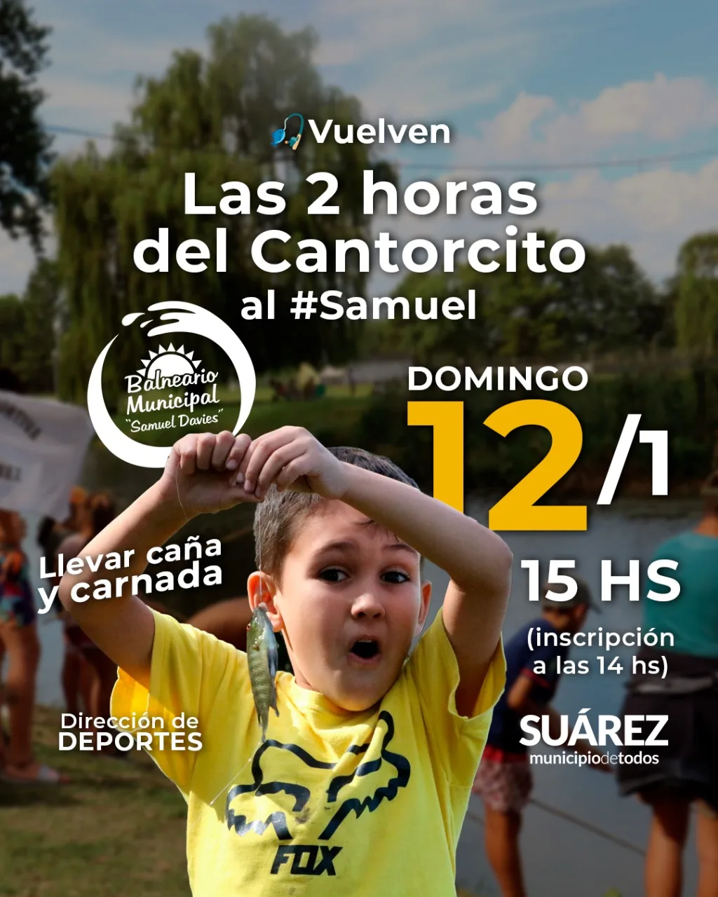 🎣Vuelven las dos horas del cantorcito al #Samuel