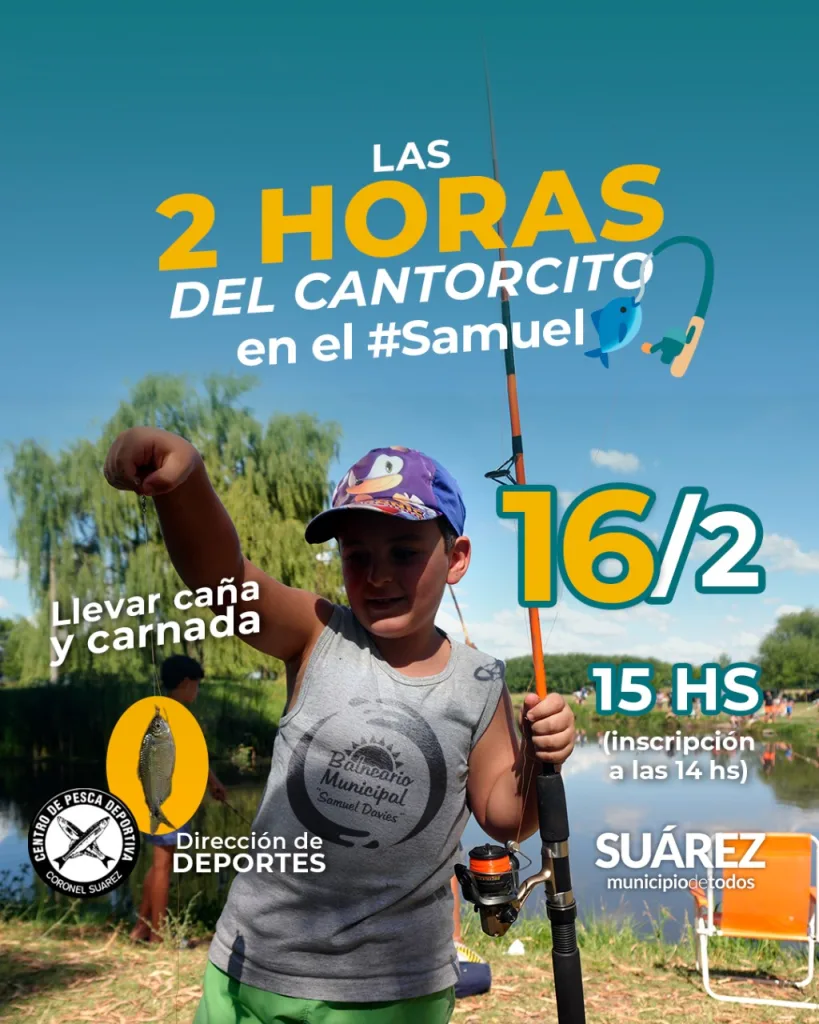 🎣¿Estás listo para la 2° fecha del Cantorcito en el #Samuel ?