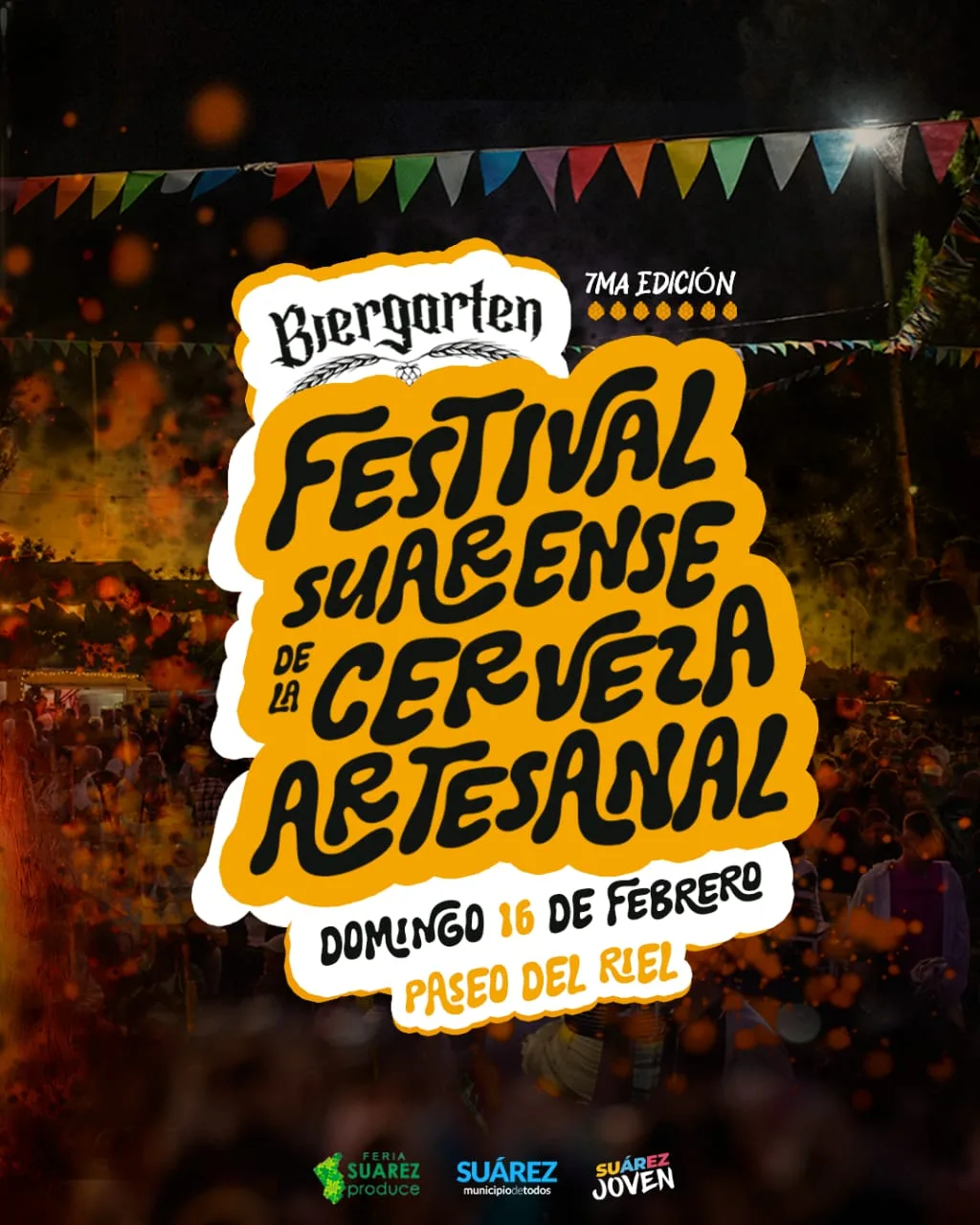 7ma EDICIÓN del Festival Suarense de la Cerveza Artesanal "Biergarten"🍻
