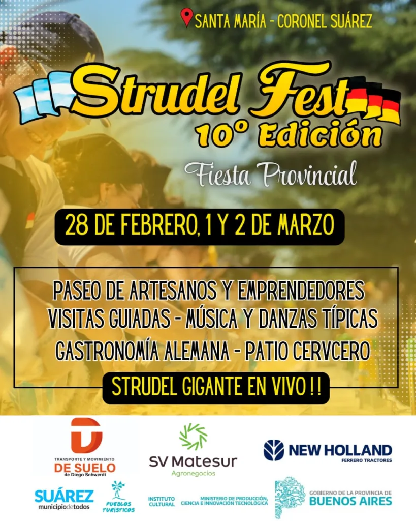 🤩 🎉 La Strudel Fest es Imperdibleeee!