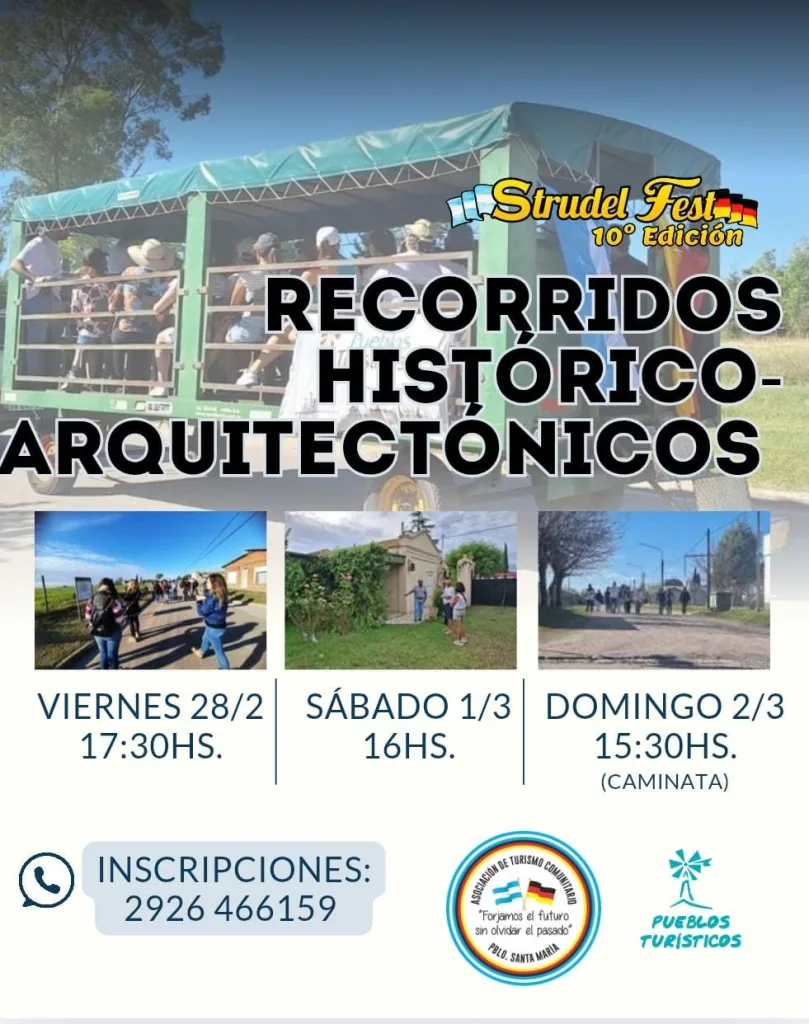 Recorridos Histórico - Arquitectónicos en Santa María 🇩🇪