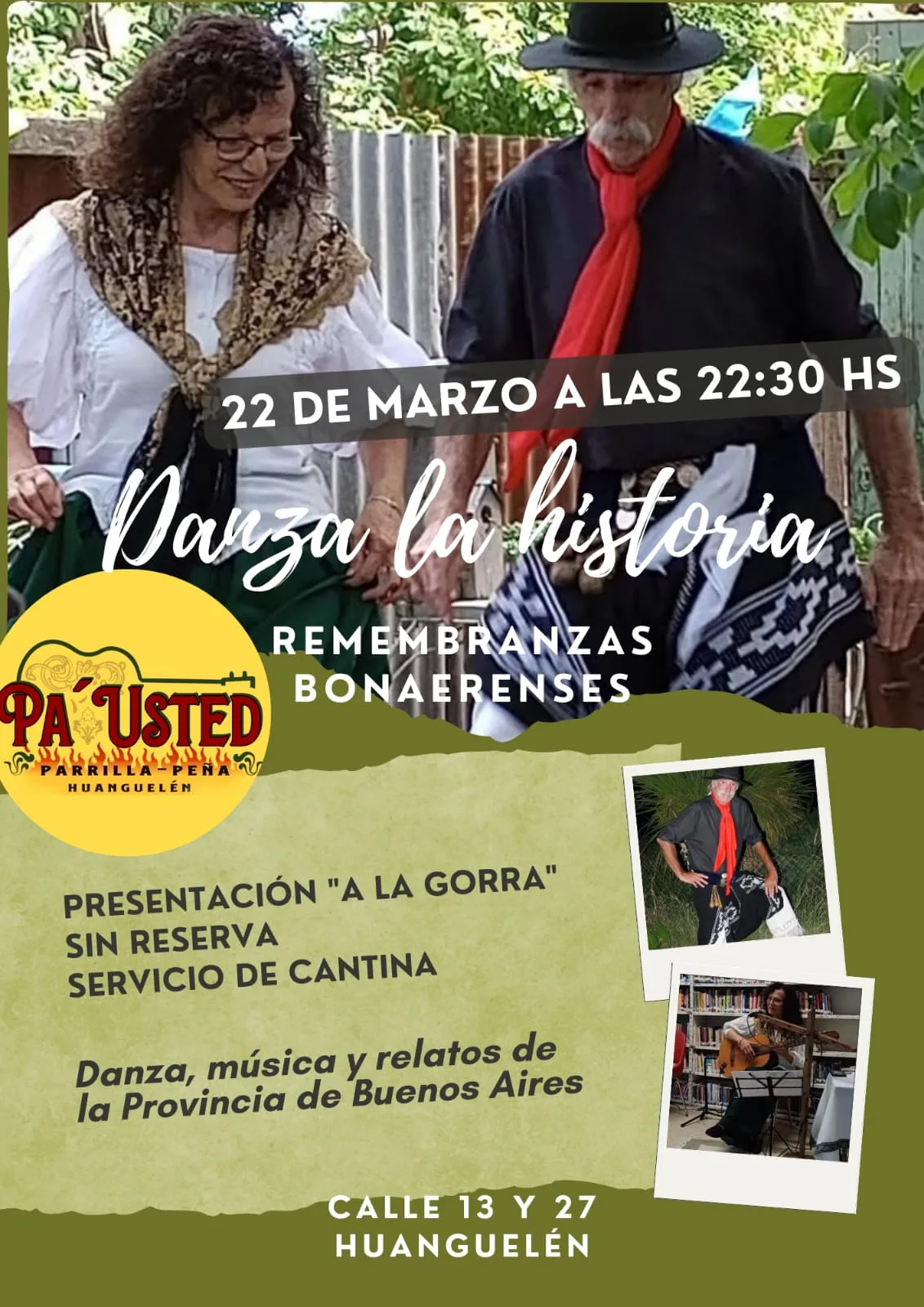 🎶Remembranzas Bonaerenses, pareja marplatense se acerca a Huanguelén