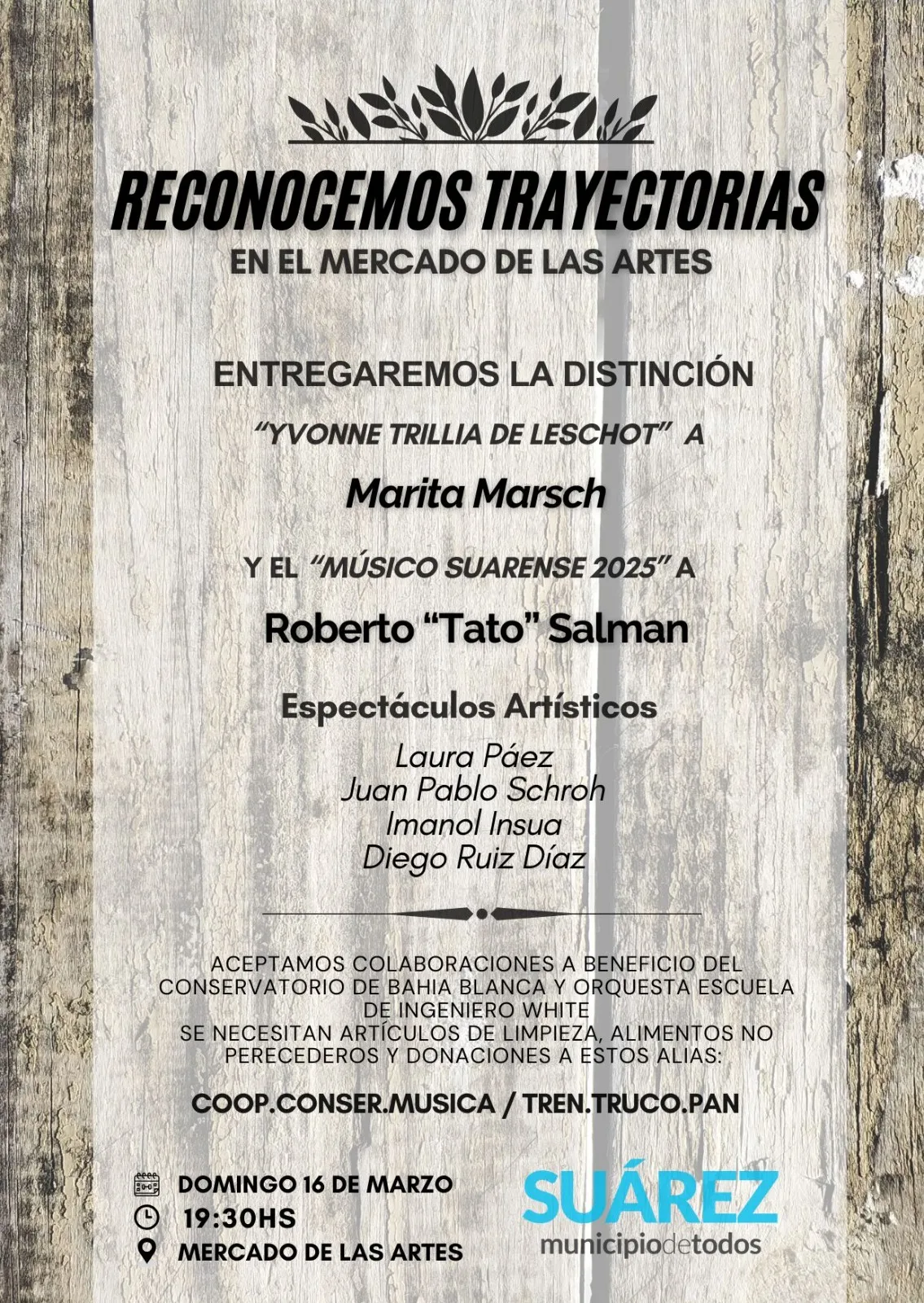 🎭✨ Reconocemos Trayectorias en el Mercado de las Artes 🎶🎨