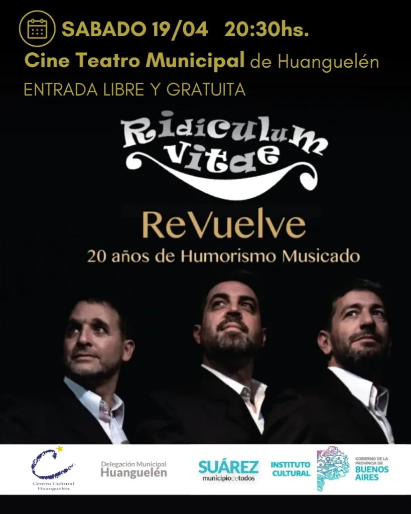 🌟 RIDICULUM VITAE presenta: 🎶 "Humorismo musicado" 🎶