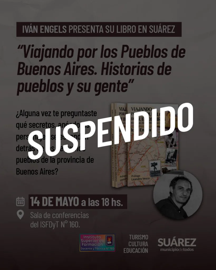 📒Un viaje a través de los pueblos y sus historias: Iván Engels llega a Suárez con su libro