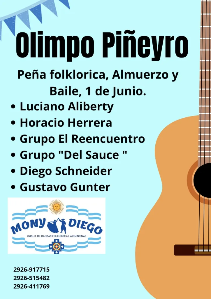 Peña Folclórica , Almuerzo y Baile en Olimpo de Piñeyro 🎶💃