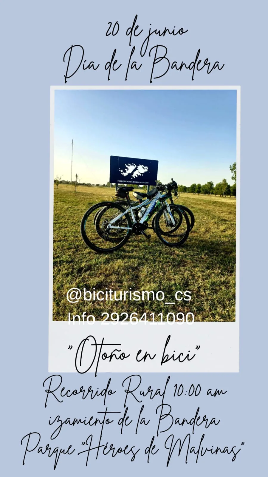 Otoño en bici en el Día de la Bandera 🇦🇷