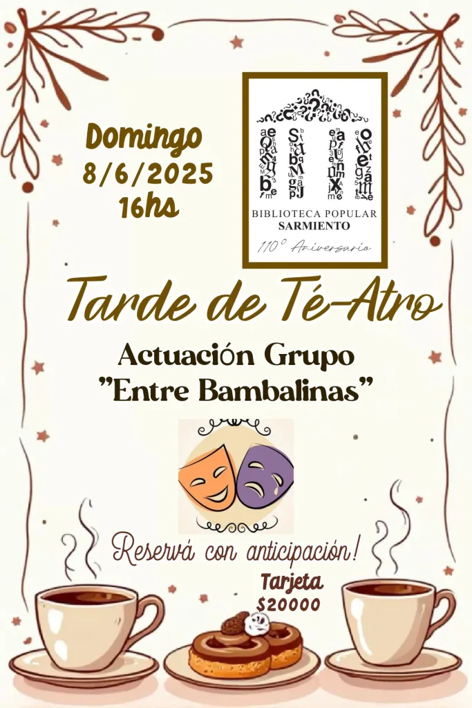 ☕Tarde de Té-Atro 🎭