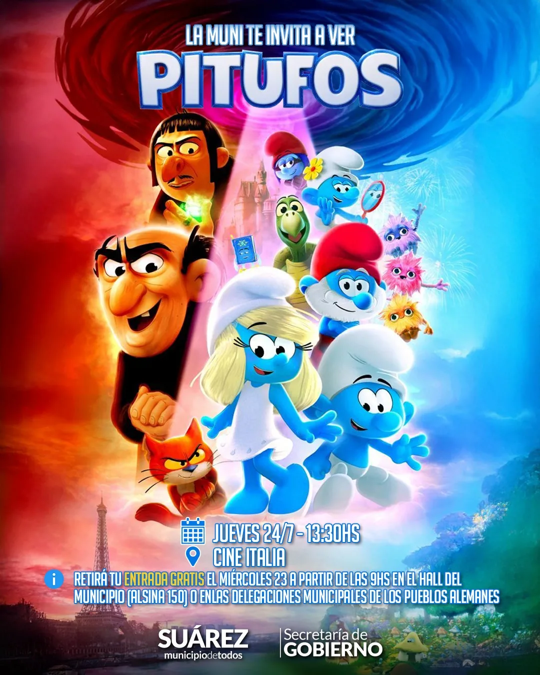 🎬 ¡La Muni te invita al cine GRATIS!