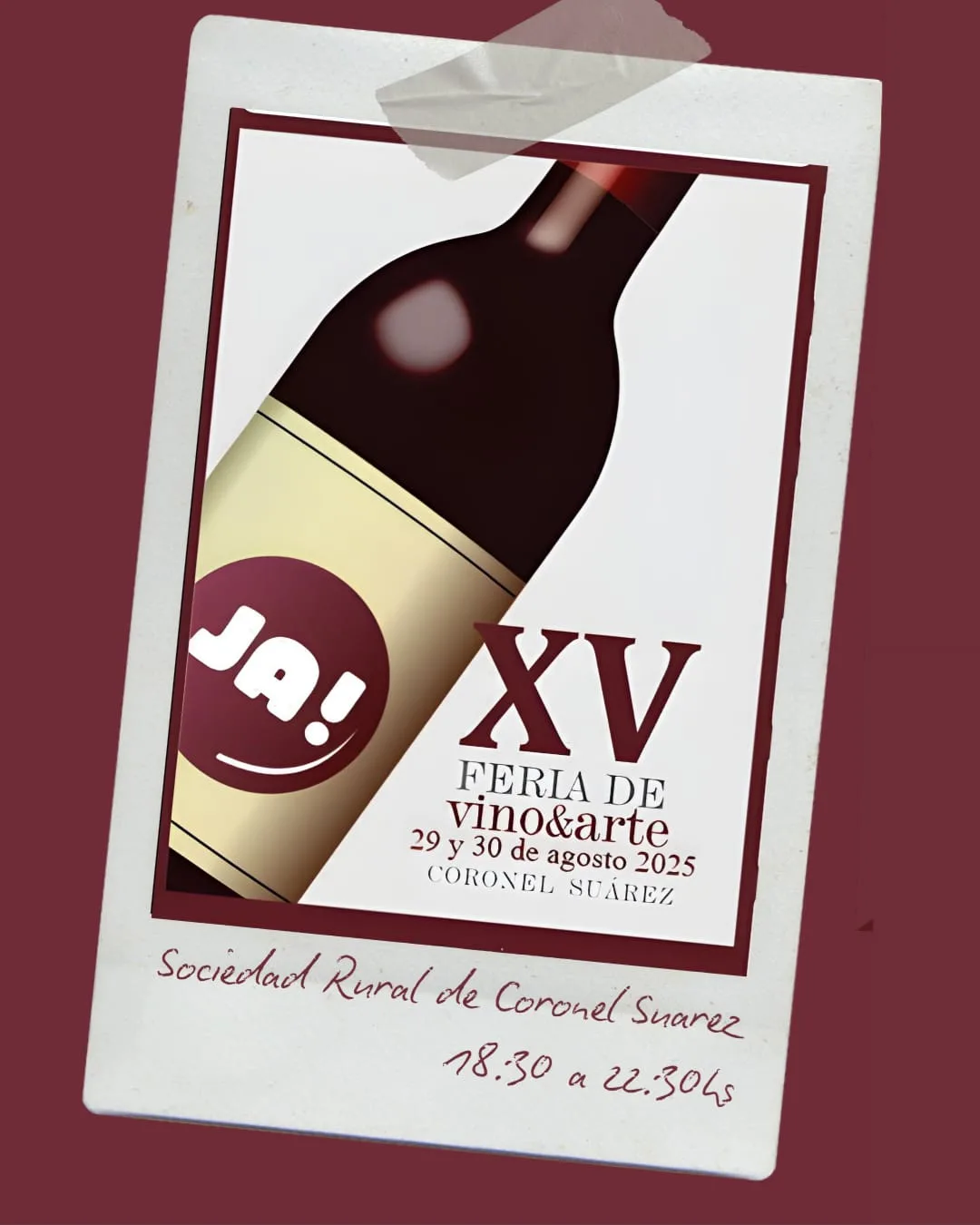 15° Feria de Vinos de Coronel Suarez 🍷