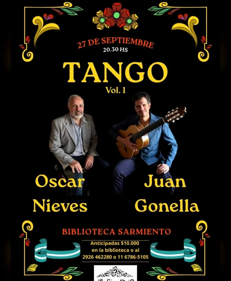 Dúo de Tango en la Biblioteca 🎶