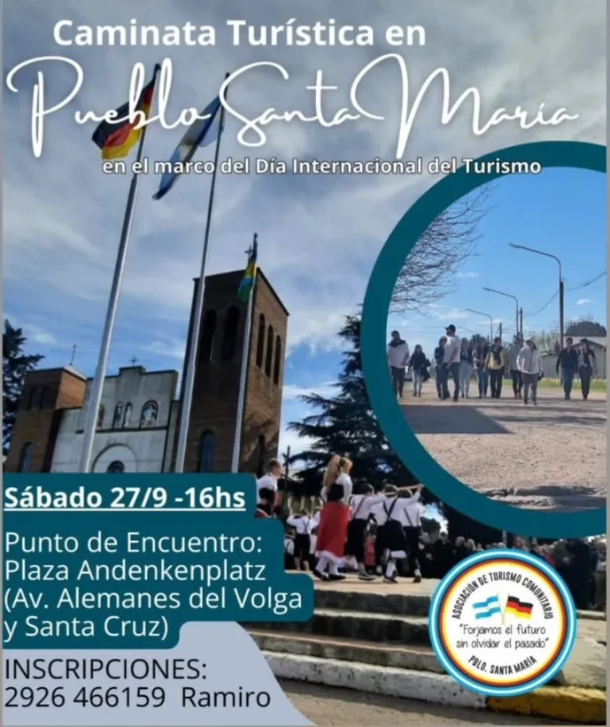 Caminata Turística en  Pueblo Santa María 🚶‍♂️🚶‍♀️