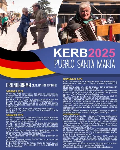 🎊Pueblo Santa María palpita sus Fiestas Patronales 2025 🇩🇪