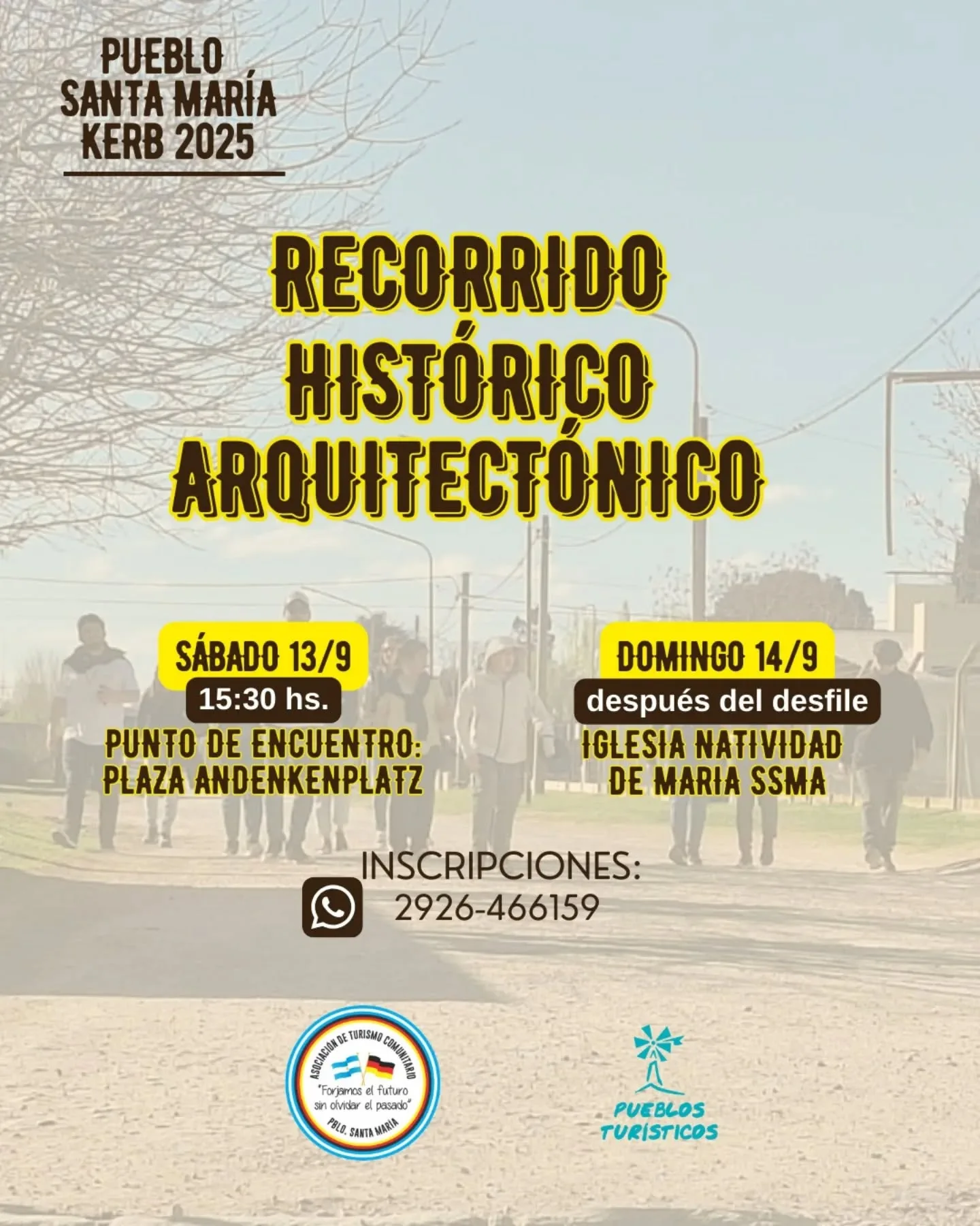 ⛪Recorrido Histórico Arquitectónico en Santa Maria