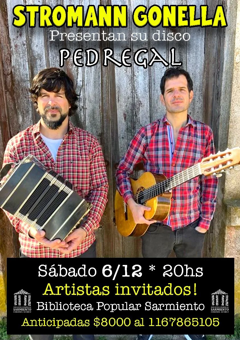 STROMANN - GONELLA presentan su disco Pedregal 🎶