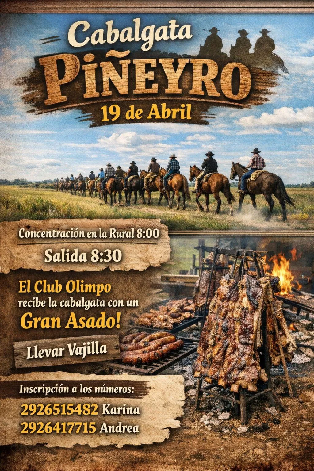 Cabalgata a Piñeyro🐎