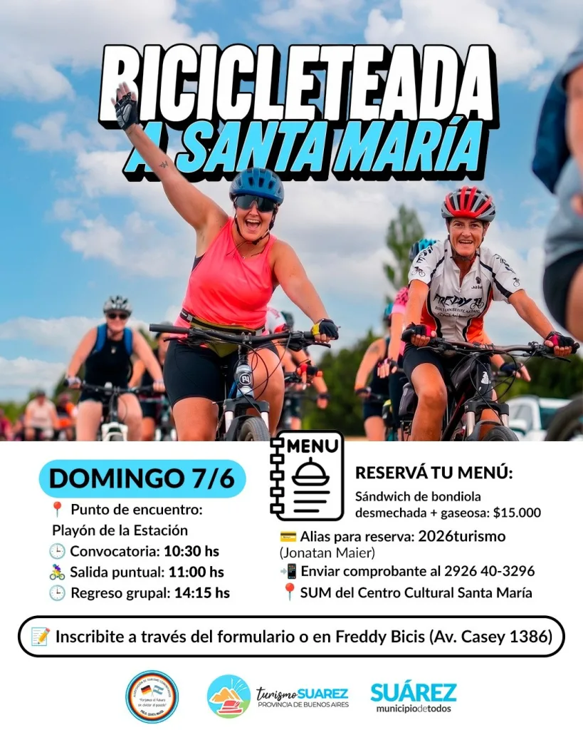 🚴🌿 ¡Bicicleteada a Santa María!