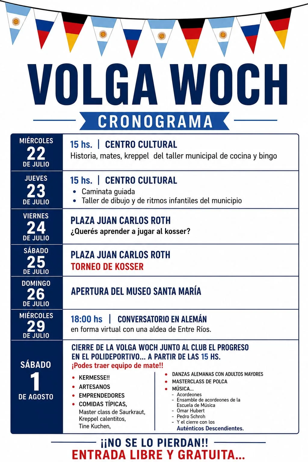 Comienza la Volga Woch 🇩🇪